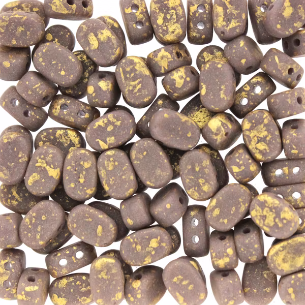 Opaque Purple Gold Splash Mat Lipsi 5g