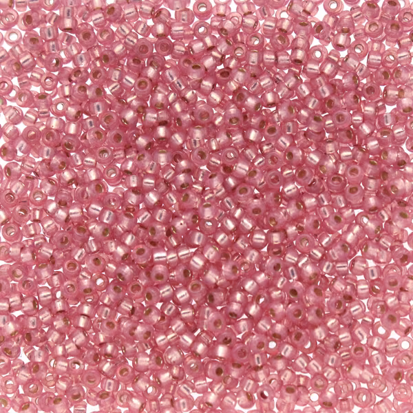 Duracoat Semi-matte Silverlined Dyed Honeysuckle 15-4237 Miyuki Seedbeads 15/0 5g