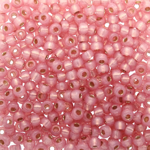Duracoat Semi-matte Silverlined Dyed Honeysuckle 8-4237 Miyuki Seedbeads 8/0 10g