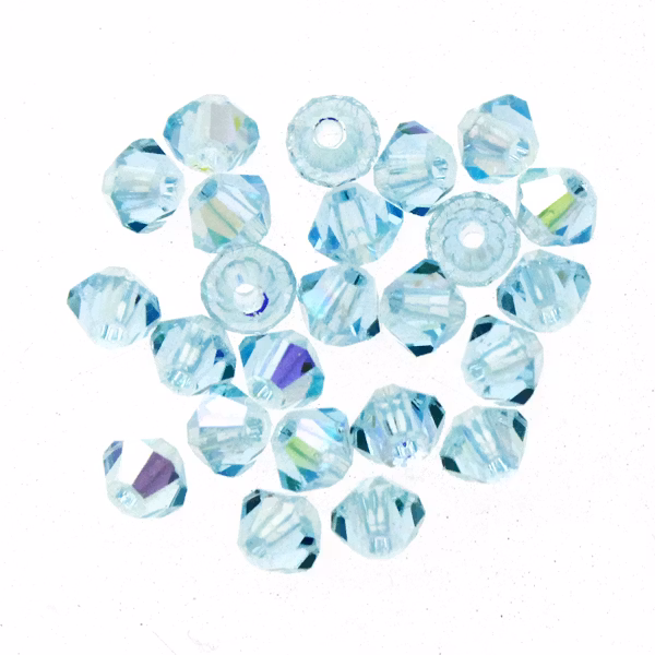 Aquamarine AB Preciosa Bicone 3mm 24st
