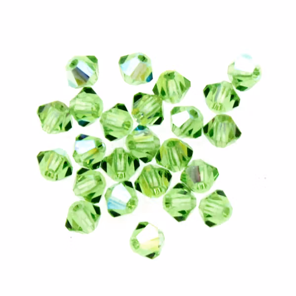 Peridot AB Preciosa Bicone 3mm 144st