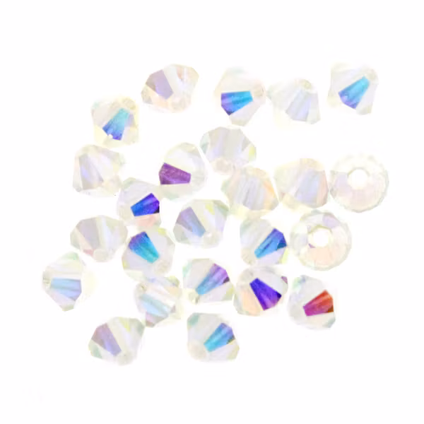 Crystal AB2x Preciosa Bicone 4mm 144st