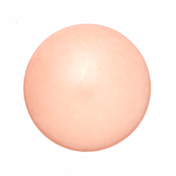 Light Peach Pearl Cabochon Par Puca 25mm 1st