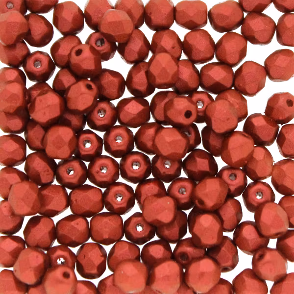 Lava Red Fire Polish 4mm 100st