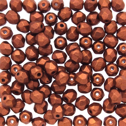 Copper Fire Polish 4mm 100st