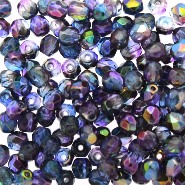 Crystal Magic Blue Fire Polish 4mm 100st