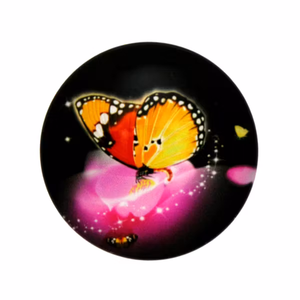 Fantastiska Fjärilar 3 Cabochon 30mm 1st