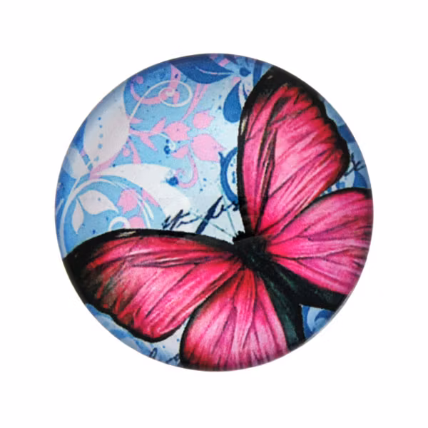 Fjärilar Text 13 Cabochon 30mm 1st