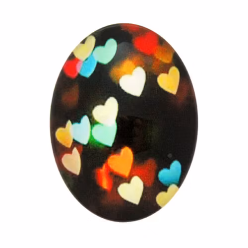 Glitter 18 Cabochon 40x30mm 1st