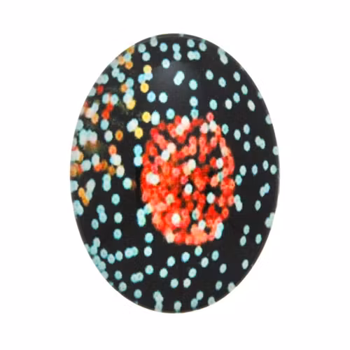 Glitter 23 Cabochon 40x30mm 1st