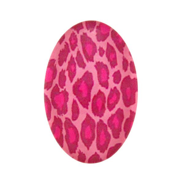 Djurmönster 10 Cabochon 40x30mm 1st