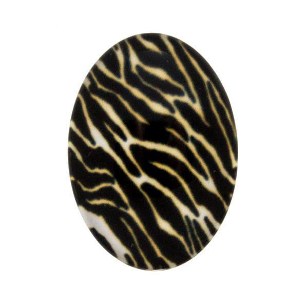 Djurmönster 52 Cabochon 40x30mm 1st