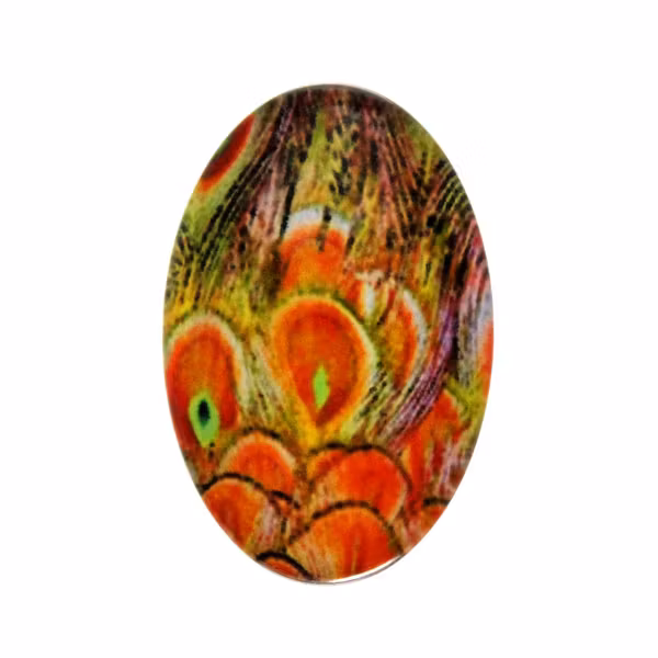 Påfågel 11 Cabochon 30x20mm 1st