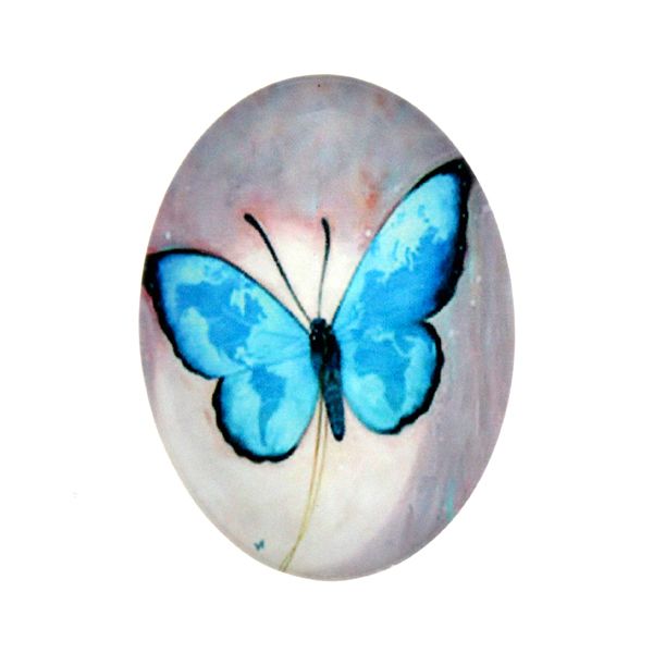Fjäril 3 Cabochon 30x20mm 1st