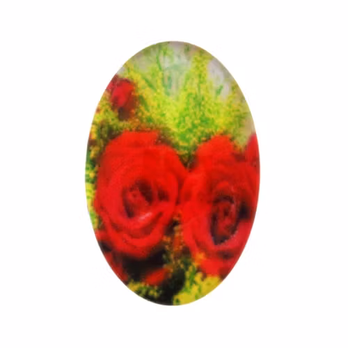 Blommor 9 Cabochon 30x20mm 1st