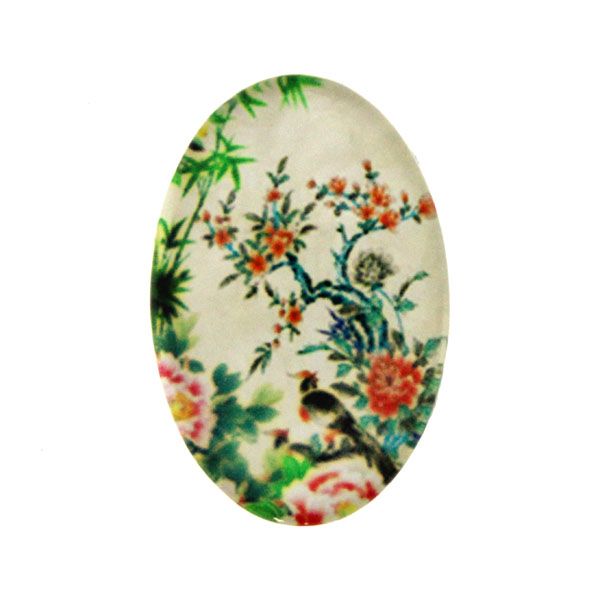 Blommor 11 Cabochon 30x20mm 1st