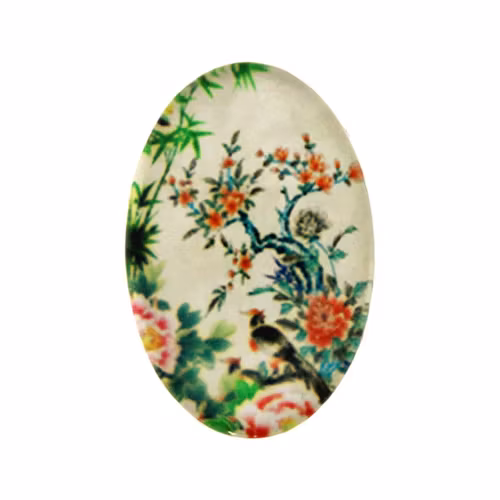 Blommor 11 Cabochon 30x20mm 1st
