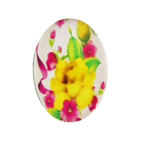 Blommor 21 Cabochon 30x20mm 1st