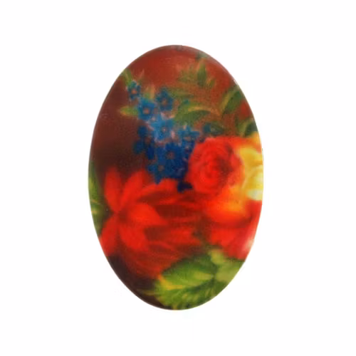 Blommor 22 Cabochon 30x20mm 1st
