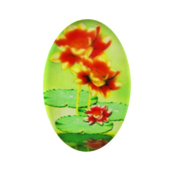Blommor 23 Cabochon 30x20mm 1st
