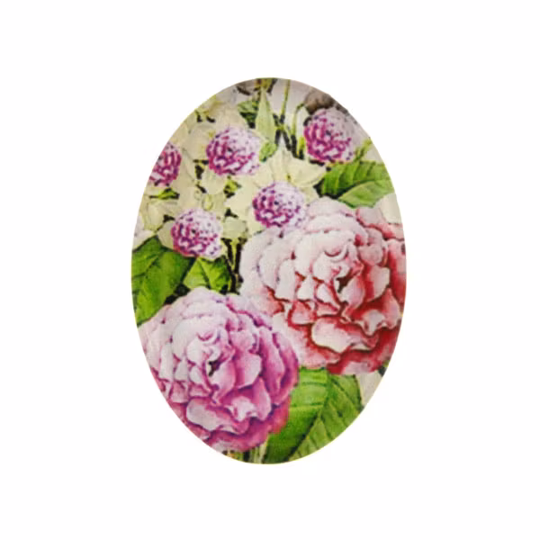 Blommor 25 Cabochon 30x20mm 1st