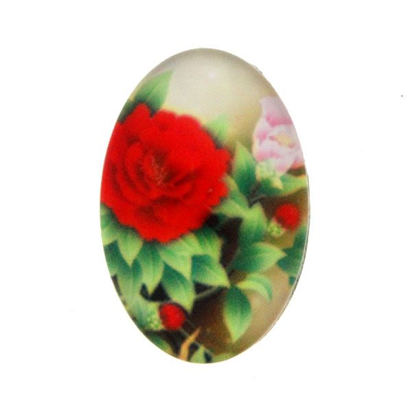 Blommor 26 Cabochon 30x20mm 1st