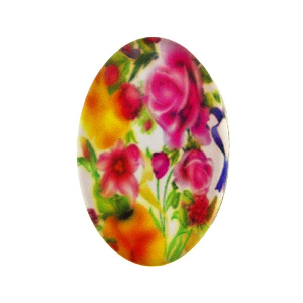 Blommor 38 Cabochon 30x20mm 1st