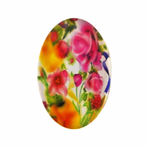 Blommor 38 Cabochon 30x20mm 1st