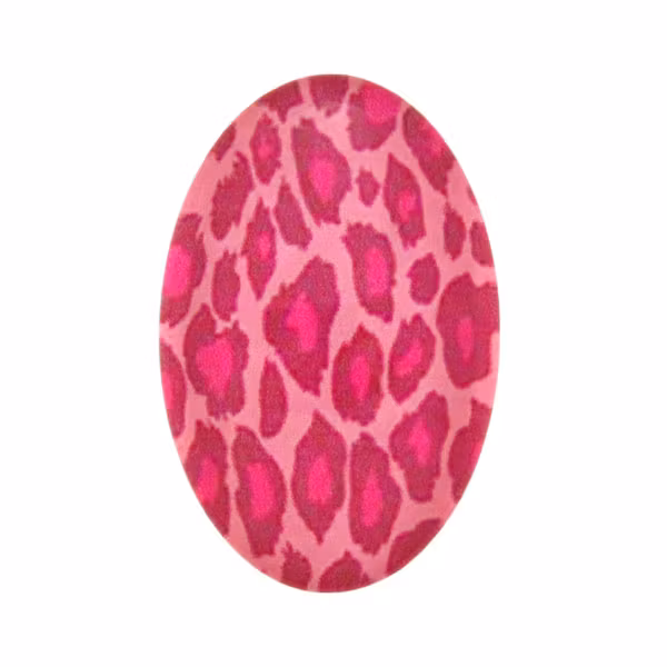 Djurmönster 10 Cabochon 30x20mm 1st