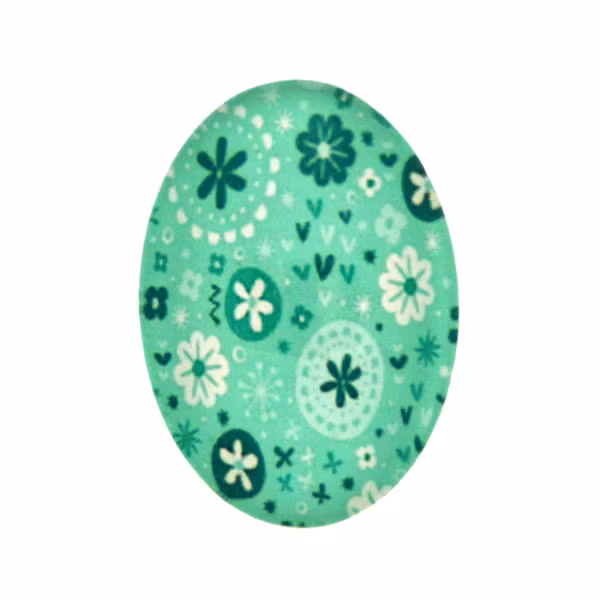 Miniblom 9 Cabochon 30x20mm 1st