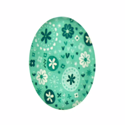 Miniblom 9 Cabochon 30x20mm 1st