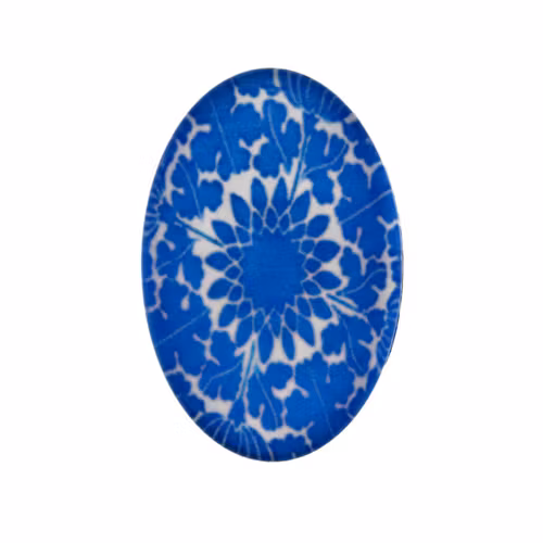 Porslin 1 Cabochon 30x20mm 1st