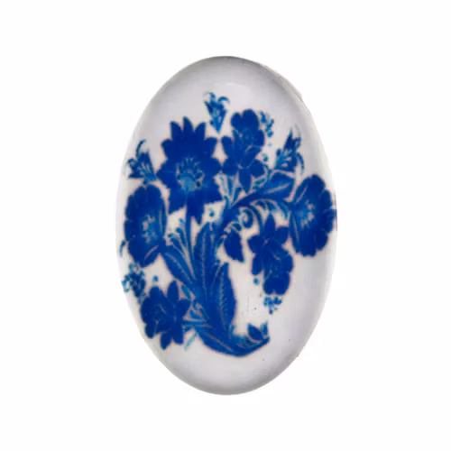 Porslin 8 Cabochon 30x20mm 1st