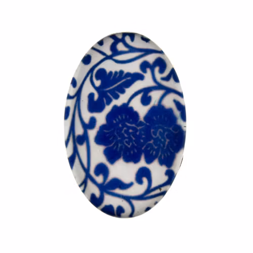 Porslin 19 Cabochon 30x20mm 1st