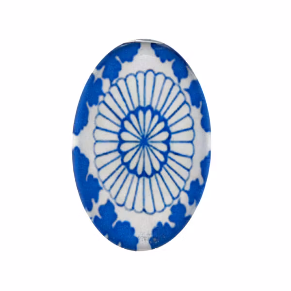 Porslin 23 Cabochon 30x20mm 1st