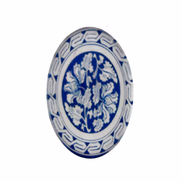 Porslin 24 Cabochon 30x20mm 1st