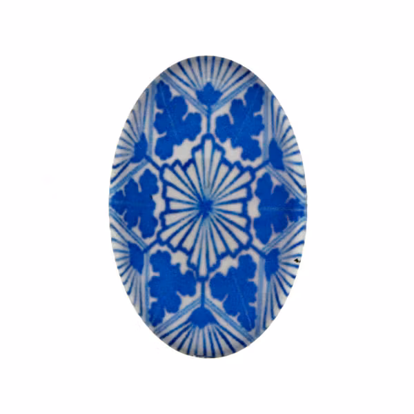 Porslin 25 Cabochon 30x20mm 1st