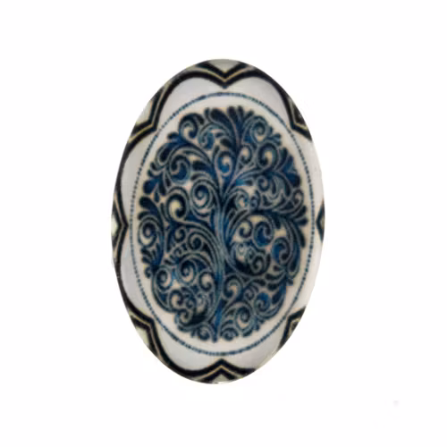 Porslin 33 Cabochon 30x20mm 1st