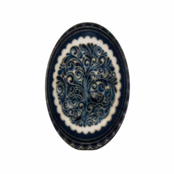 Porslin 34 Cabochon 30x20mm 1st