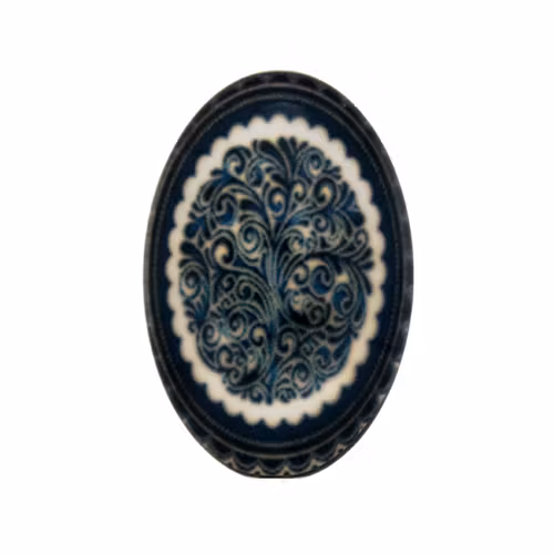 Porslin 34 Cabochon 30x20mm 1st