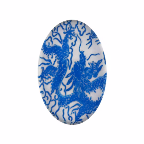 Porslin 36 Cabochon 30x20mm 1st
