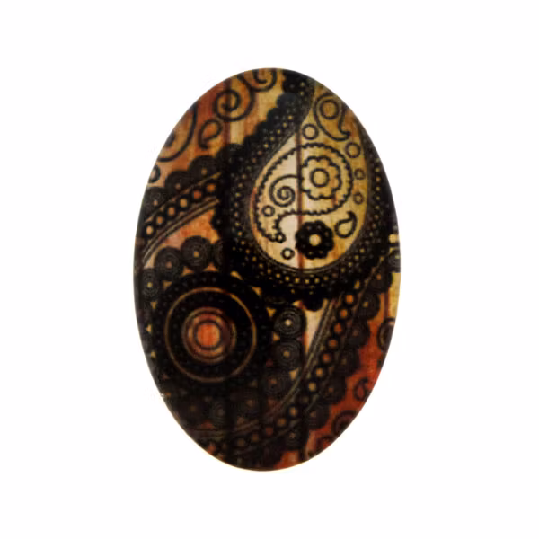 Vintage 3 Cabochon 30x20mm 1st