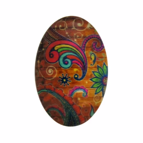 Vintage 4 Cabochon 30x20mm 1st