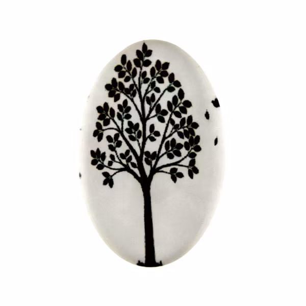 Träd 1 Cabochon 30x20mm 1st