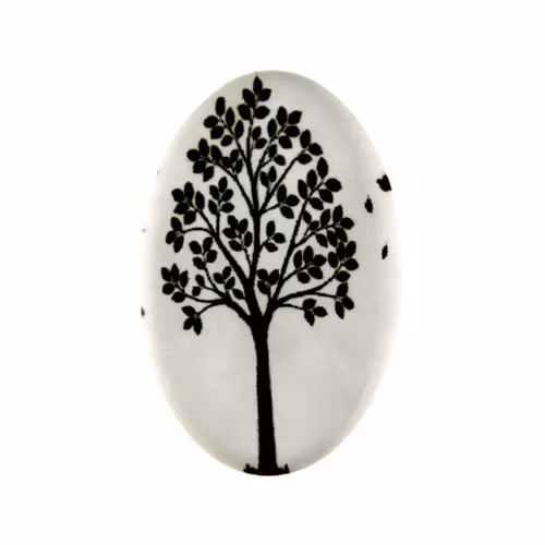 Träd 1 Cabochon 30x20mm 1st