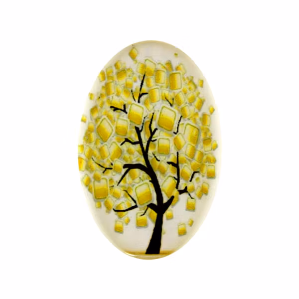 Träd 3 Cabochon 30x20mm 1st