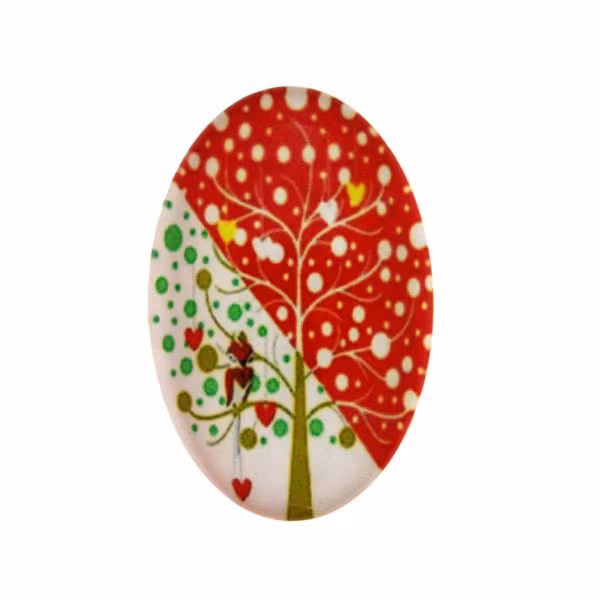 Träd 7 Cabochon 30x20mm 1st