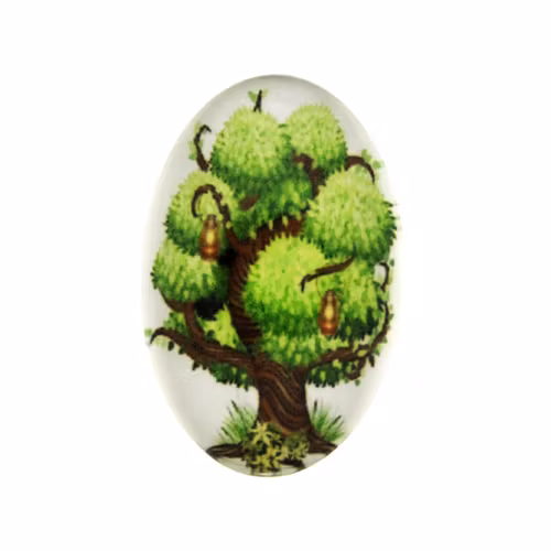 Träd 8 Cabochon 30x20mm 1st