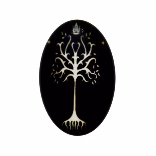 Träd 10 Cabochon 30x20mm 1st
