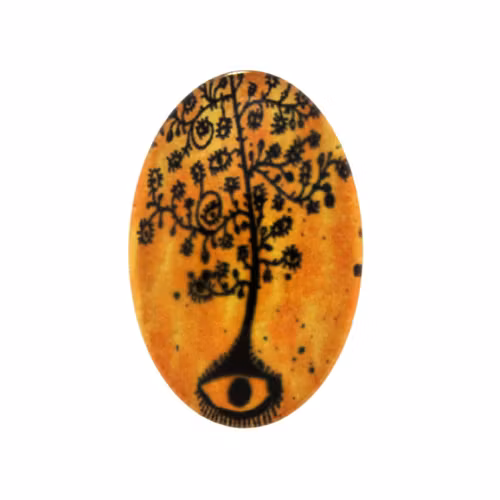 Träd 12 Cabochon 30x20mm 1st